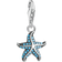 Thomas Sabo Charm Club Starfish Charm Pendant - Silver/Turquoise