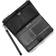 Michael Kors Adele Pebbled Leather Smartphone Wallet - Black/Silver