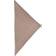 Lala Berlin Triangle Solid Logo Scarf M - Stradivari/Darkbrown Melange