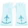 Princess Elsa Frozen Gloves Light Blue