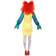 Smiffys Classic Horror Clown Lady Costume Multi-Coloured