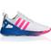 adidas ZX 2K Flux W - Crystal White/Shock Pink/Blue