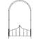 vidaXL Garden Arch with Gate 47092 138x238cm