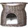 Trixie Wicker Cave with Bed on Top 54x43x37cm
