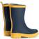 Hatley Matte Rain Boots - Navy/Yellow