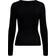 Only Long Sleeved Rib Pullover - Black
