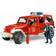 Bruder Jeep Wrangler Unlimited Rubicon Brandbil med Brandman