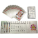 100 Silver Plastic PVC Poker Waterproof Playing Cards