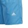 adidas Boy's Classic Badge of Sport Swim Shorts - Shock Cyan (FL8714)