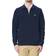 Lacoste Zippered Stand Up Sweatshirt - Navy Blue