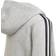 adidas Boy's Essentials-3-Stripes Hoodie - Medium Grey Heather/Black (GQ8903)