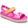 Crocs Kid's Crocband Sandal - Electric Pink/Cantaloupe