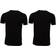HUGO BOSS Regular Fit Stretch Cotton T-shirts 2-pack - Black
