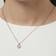 Ted Baker Hannela Heart Pendant Necklace - Rose Gold/Transparent