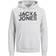 Jack & Jones Logo Decorated Hoodie - Grey/Light Grey Melange