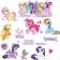 RoomMates My Little Pony The Movie Peel and Stick Wall Decals with Glitter