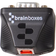Brainboxes USB A-Seriell RS232/USB B M-F 0.5m