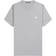 Acne Studios Nash Face Crew Neck T-shirt Unisex - Light Grey Melange