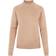 Pieces Sera High Neck Knitted Top - Natural