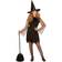 Widmann Witch Girl Costume Black