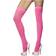 Smiffys Knee Socks Neon Pink