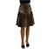 Dolce & Gabbana A-Line Leopard Print Skirt - Brown