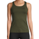 Casall Essential Racerback with Mesh Insert Tank Top - Forest Green
