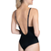 Spanx Suit Your Fancy Plunge Low-Back Thong Bodysuit - Very Black