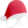 BigBuy Christmas Glasses with Santa Hat Christmas Planet
