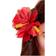 Smiffys Hawaiian Flower Hair Clip Red