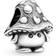 Pandora Cute Mushroom Charm - Silver/Black