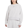 Nike Essential Oversized Fleece Crew Sweatshirt - Platinum Tint/White