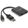 StarTech USB A/DisplayPort-2xDisplayPort M-F 0.2m