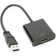 Gembird USB A-HDMI M-F 0.2m