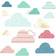Wild & Free Cloud Peel & Stick Wall Decals with Mirrors