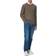 Morris Merino Cable O-Neck Sweater - Light Brown