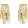 Thomas Sabo Creole Earrings - Gold/Transparent