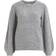 Object Collector's Item Balloon Sleeved Knitted Pullover - Light Grey Melange