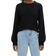Object Collector's Item Balloon Sleeved Knitted Pullover - Black