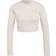 adidas Women Loungewear Cropped Long Sleeve T-shirt - Wonder White