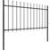 vidaXL Garden Fence with Spear Top 510x150cm