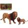 Set of Wild Animals Lion 2pcs