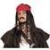 Boland Pirate Jack Sparrow Style Wig with Beard Moustache & Bandana