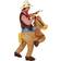 Widmann Cowboy in Inflatable Horse Costume