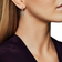 Pandora Feather Hoop Earrings - Silver/Turquoise