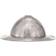 vidaXL Medieval Knight Helmet Antique Replica Larp Silver Steel