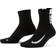 Nike Multiplier Running Ankle Socks 2-pack Men - Black/White