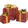 vidaXL Gift Boxes Jullampa 20cm 3st