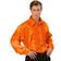 Widmann Satin Ruffle Shirt Orange