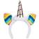 Boland Unicorn Horn Tiara with Rainbow Ears